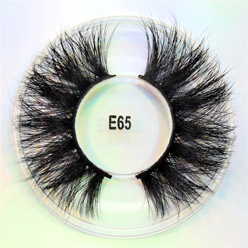 E65 round Visofree 5D норковые ресницы 25 мм ресницы драматические длинные норковые ресницы мягкие ресницы безжалостные Накладные ресницы макияж ресницы E60 - Цвет: E65 round