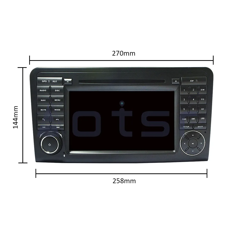 Top Android 9.0 Car DVD Player GPS For Mercedes-Benz GL-X164/ML-W164 radio Car Auto Stereo Radio Car Multimedia Player 4G Head Unit 13