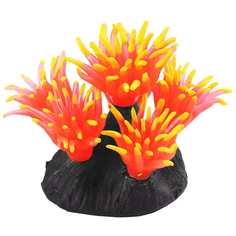 Sensen Fish Tank Model Aquatic Plants Coral Landscaping False Aquatic Plants Aquarium Crafts Ornament Marine Tank Decoration Set