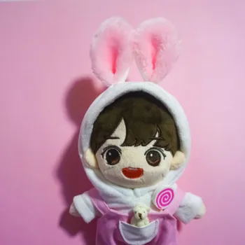 

[MYKPOP]KPOP Doll's Clothes and Accessories: Bunny Hooded Sweater for 15cm 20cm Doll Fans Collection SB20092801