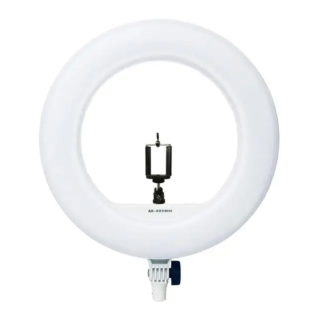 Yidoblo AX-480DII Bluetooth APP управление био-цветная кольцевая лампа 2800 K-9900 K цифровой дисплей 1" 240 шт светодиодный кольцевой светильник светодиодный светильник - Цвет: Белый