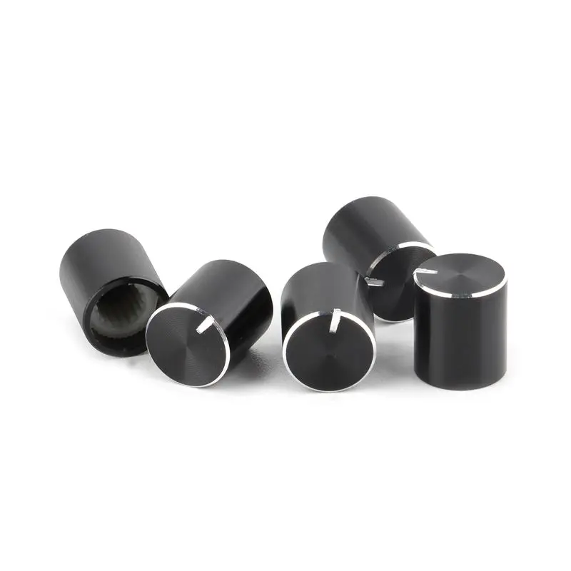 오디오 앰프 용 5Pcs 11x12.5mm 로터리 포텐쇼미터 노브 볼륨 컨트롤