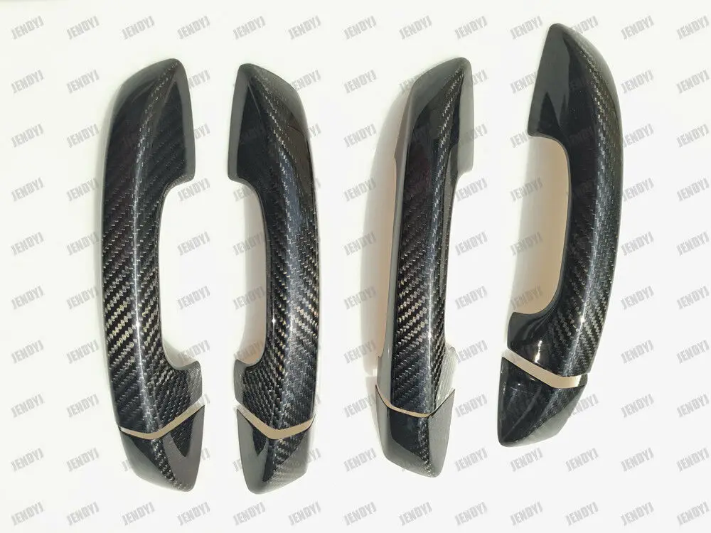 Карбоновые дверные ручки крышки рамы для 2009-2013 V-W Golf MK6 L& R