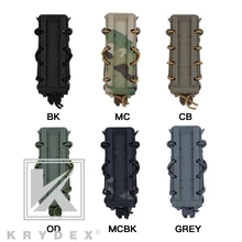 KRYDEX 9 мм Пистолет подсумок тактический MOLLE+ ремень петли маг держатель Fastmag Перевозчик для охоты стрельба страйкбол