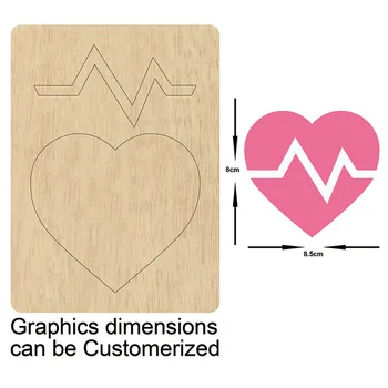 

heart wave cutting dies 2020 die cut & wooden dies Suitable for common die cutting machines on the market