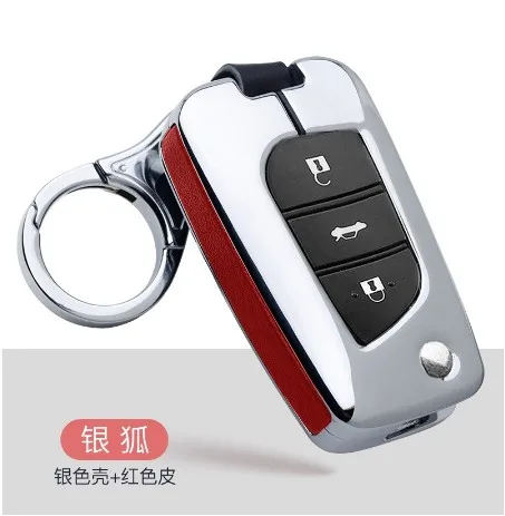 Цинковый сплав дистанционного ключа автомобиля чехол для Toyota CHR C-HR Prado Prius Camry Corolla Crown RAV4 аксессуары