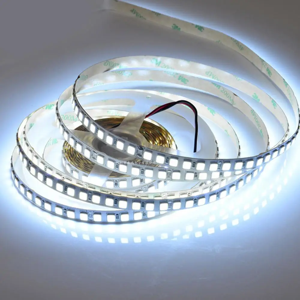 Waterproof IP65 SMD 5054 LED Strip 5M 120leds/m Flexible Tape Light DC12V warm white cold white