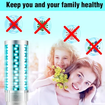 

LED UV Sterilizing Lamp Corn Bulb UVC LED Bactericidal Lamp 15W 20W E27 Desinfection Light 110V Germicidal Light 220V Amuchina