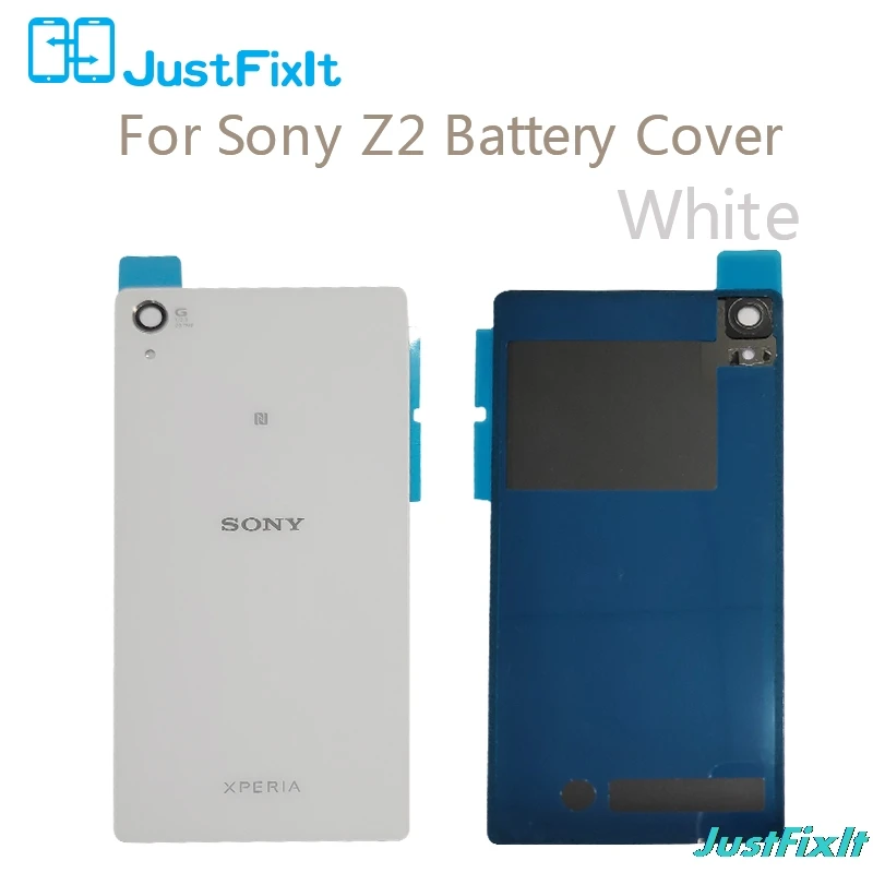 Задняя крышка для SONY XPERIA Z3 L55T D6603 D6643 D6653 чехол для задней панели YUYEAO Z3 Задняя стеклянная крышка Крышка батарейного отсека - Цвет: Белый