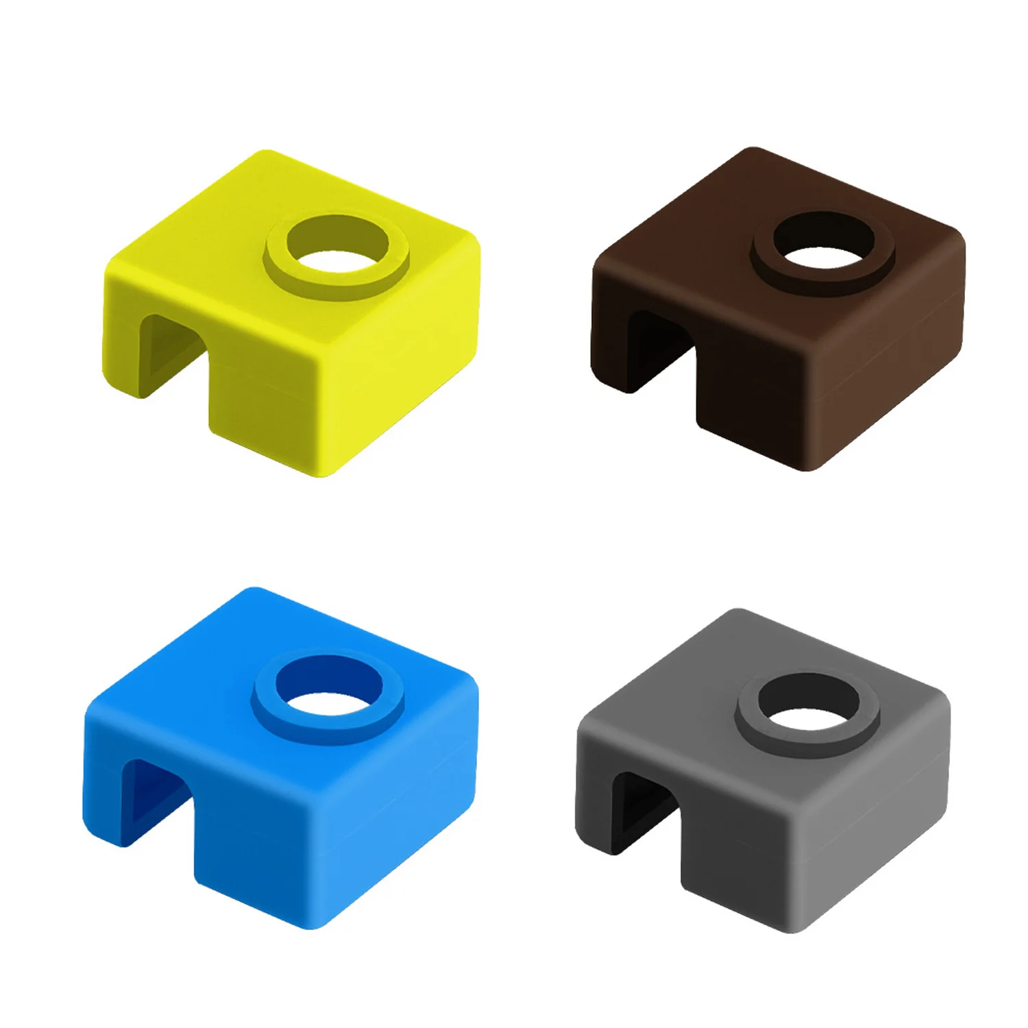 

1/3/5PCS 3D Printer MK8 Silicone Case Protective Silicone Cover For Heater Block for Ender 3 CR10 Anet A8 Hotend Silicone Socks
