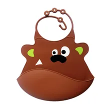 Детские слюнявчики SAGACE; водонепроницаемые Силиконовые Слюнявчики для кормления; Слюнявчики для малышей; Слюнявчики для новорожденных с милыми героями мультфильмов; водонепроницаемые фартуки для малышей