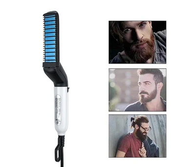 

Multifunctional Hair Comb Brush Beard Straightener Hair Straighten Straightening Comb Hair Curler Quick Hair Styler For Men