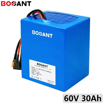 شراء16S 60 فولت 30Ah 2500 واط 26650 بطارية ليثيوم حزمة 60 فولت 1500 واط بطارية سكوتر كهربائي بنيت في 50 أمبير BMS مع شاحن 5A