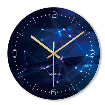 

Glass Wall Clock Saatk Modern Design Up Saat 3d Saatk orologi da parete Silent horloge murale design moderne QZE326