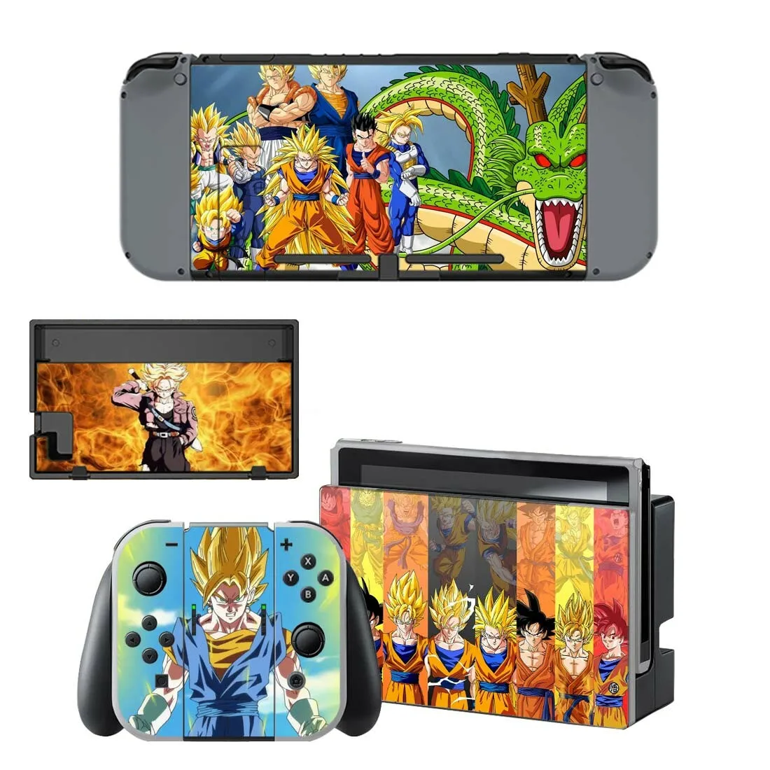 Наклейки для nintendo switch с кожицей Драконий жемчуг, супер переключатель, наклейка для консоли nintendo Switch, контроллер Joy-con, док-станция