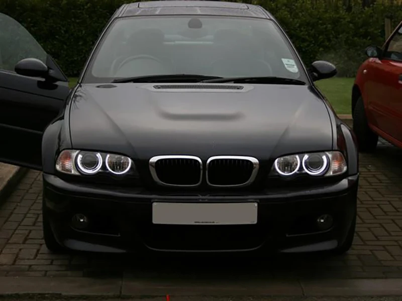 Для BMW 1998-2003 E46 с проекторами аксессуары для фар многоцветный RGB светодиодный ангельские глазки Halo Кольцо глаз DRL RF пульт дистанционного управления