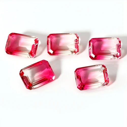 08 6,2-6.5ct турмалин свободные Gemstones10X14MM 10 шт камни ювелирные аксессуары драгоценные камни высокого качества для украшения подарков - Цвет: 08