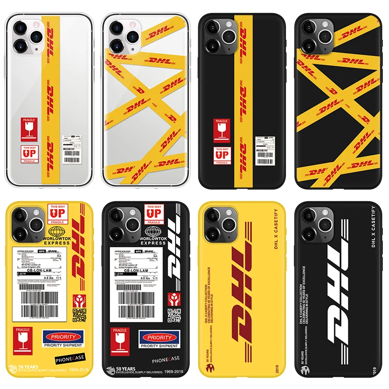 DHL Express 50th anniversary Edition чехол для iPhone 11 Pro X XS MAX 7 8 6 6s plus 5 5S SE роскошный мягкий