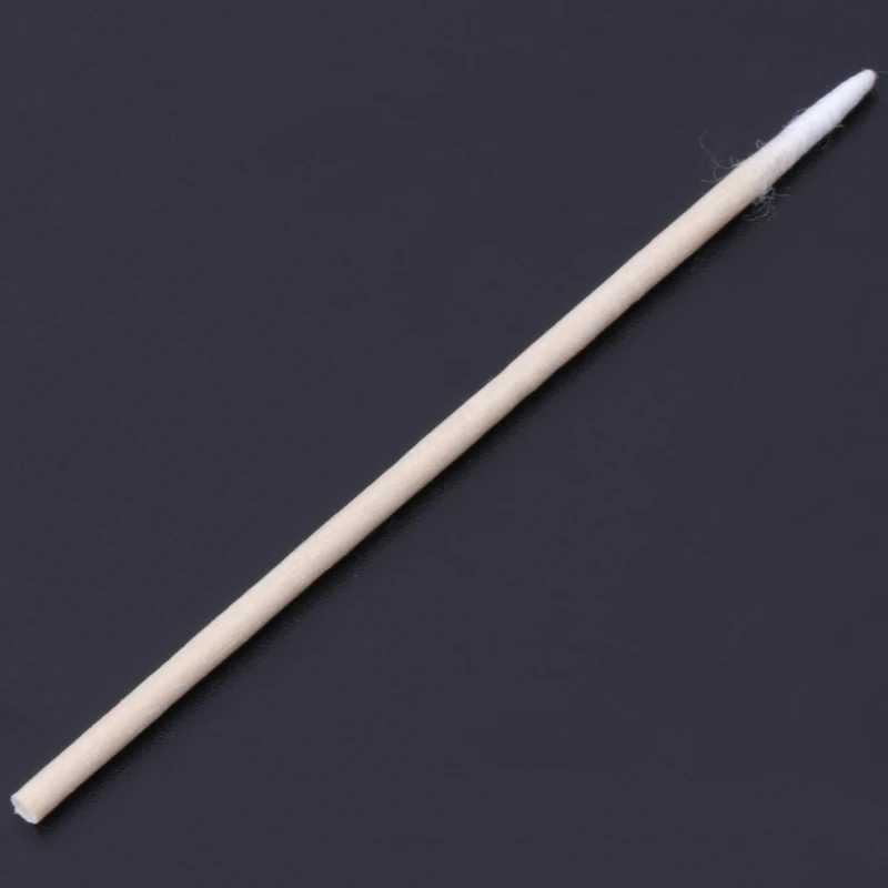100Pcs Cotton Swabs Pointed Swab Applicator Makeup Wooden Sticks Applicator