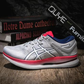 

Asics Tiger METARIDE Women Lightweight Cushion Training Jogging Sneakers Breathable Comfort Pink Outdoor Sport Running Shoes