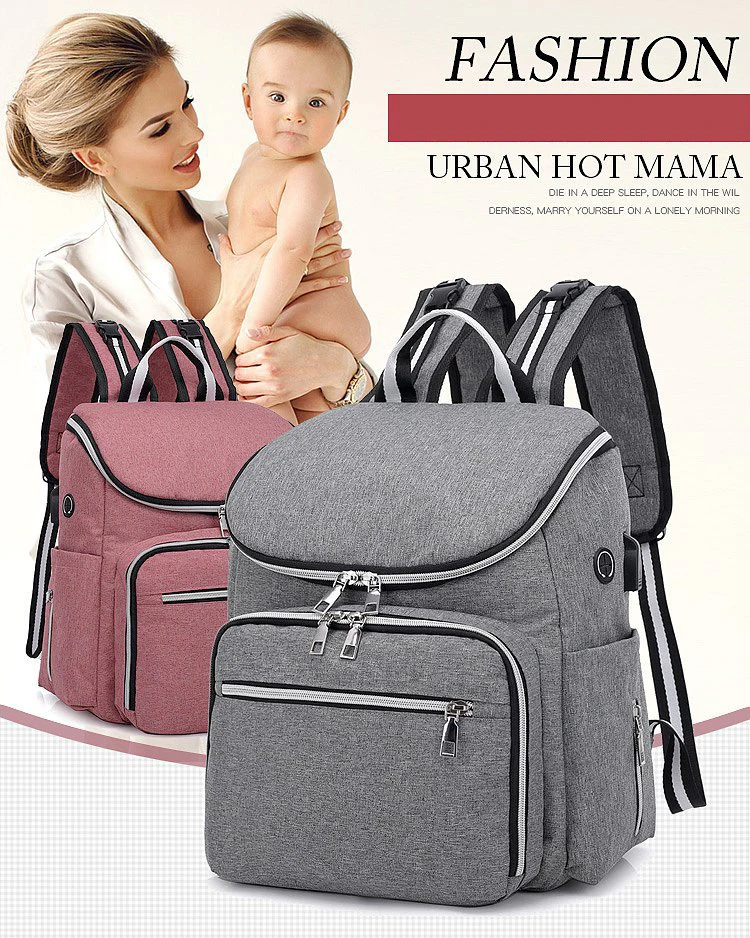 USB сумка для коляски, рюкзак bolsa maternidade, сумки для детских подгузников, сумка-Органайзер для мам и мам