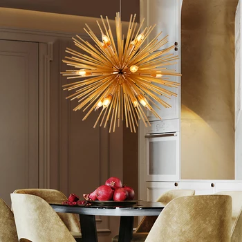 

New Dandelion LED Modern Chandelier Lighting Living Room Bedroom Artistic Decor Home Hanging Lamps Nordic Design Light Fixtures