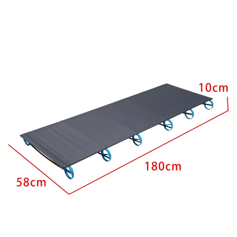 Уличная складная кровать переносная односпальная кровать Сверхлегкая арматура Кемпинг кровать Простая Офисная кровать