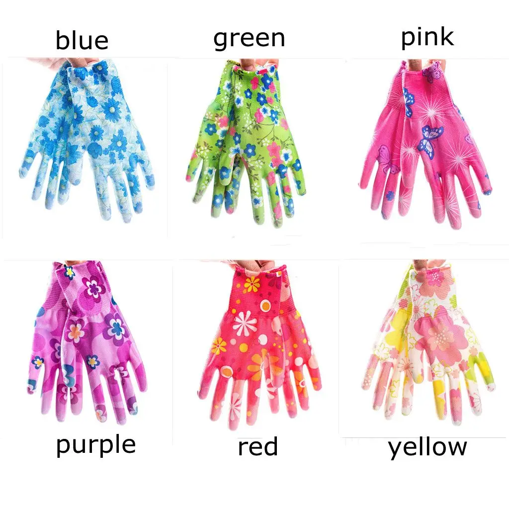 Labor Protection Cleaning Tools 1/12Pairs Yard Cleaning Floral Garden Gloves Non-Slip Household Gloves Working Cleaning gloves,garden work gloves,horticultural gloves