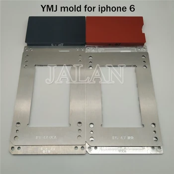 

ymj laminating machine use mold for iphone 6 digitizer lcd display glass with frame oca polarized sticker laminating mold