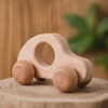 1PC Baby Toy Beech Wood Blocks Cartoon Car Educational Montessori Toys Children Teething Play Gym Baby Birthday Gift Products 1