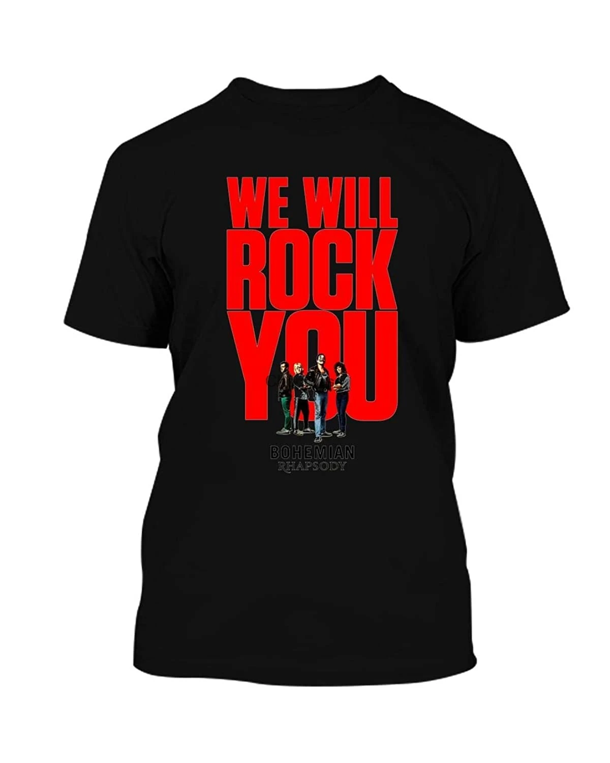 We Will Rock You-богемная Rhapsody 68 футболка с капюшоном (1) черная |