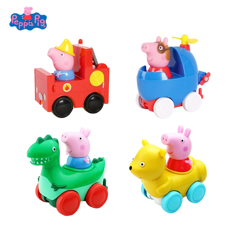 

Genuine Peppa Pig Toys Cars Parent-child Interactive Toy Anime Figure Model Kids Play House Toy Gift-Official Original Box