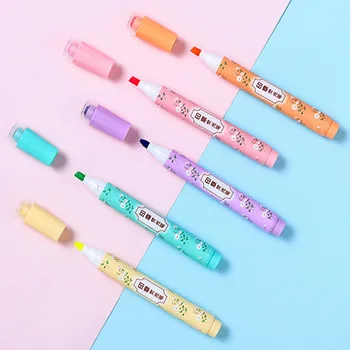 

Seal Highlighter Set Creative Mini Color Marker Pastel Flash Pen Office Key Marker Highlighters for School Highlighter Marker
