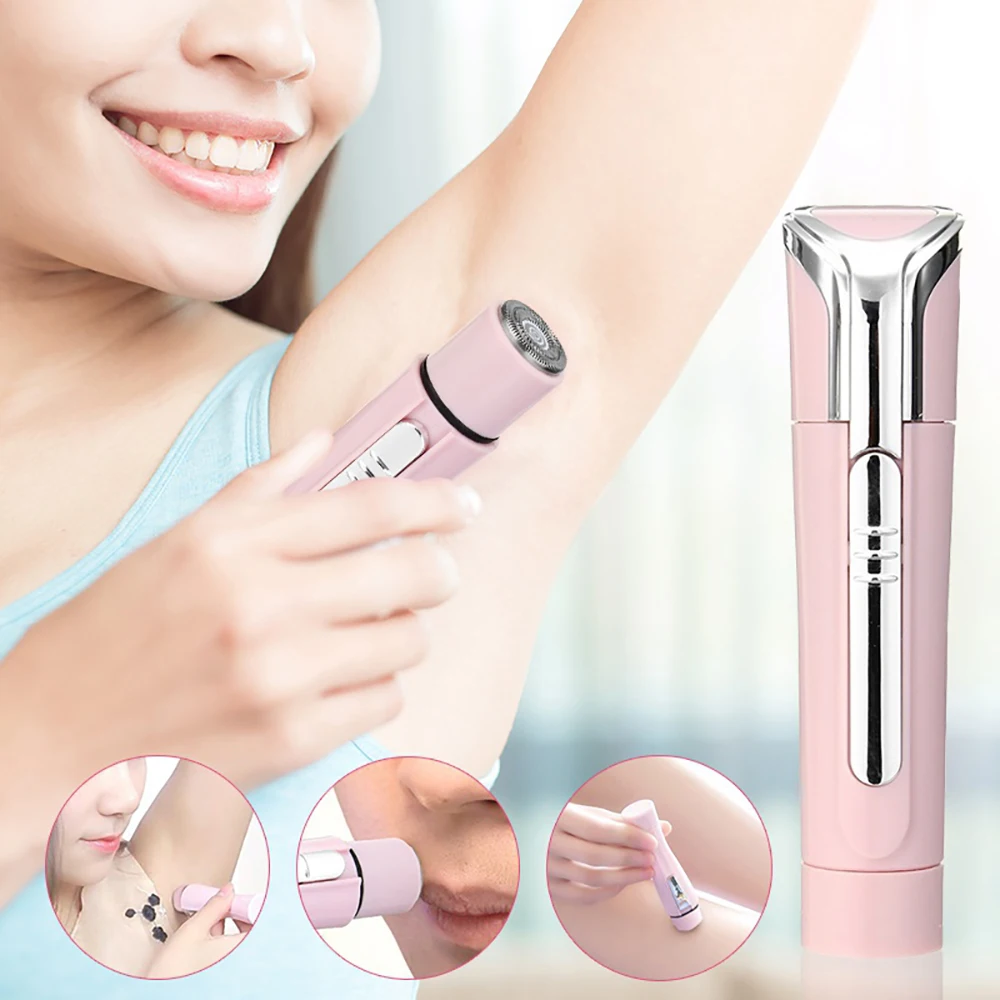 

NEW TOP Mini Electric Facial Hair Remover Machine Epilator Shaver Hair Removal Painless Portable Epilators Trimmer