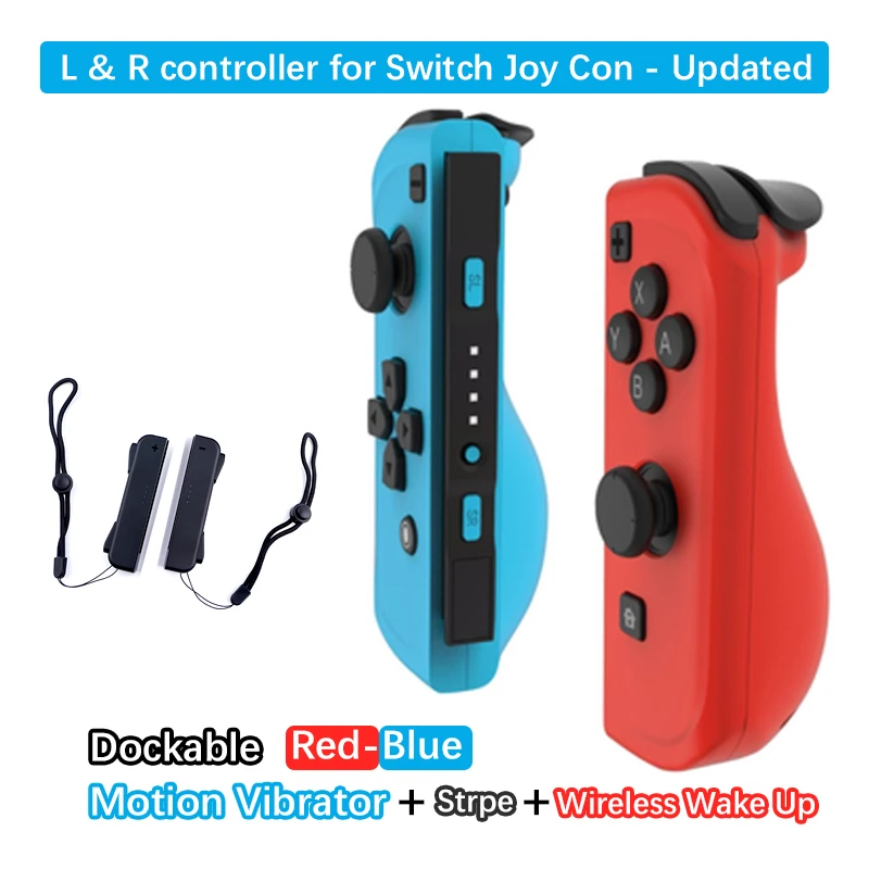 Левый и правый контроллеры совместимы с консолью nintendo Switch как замена контроллера Joy Con(красный/синий - Цвет: New R-B Joy Con