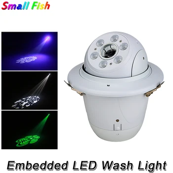 

New 90W Embedded LED Wash Light RGBW 4in1 Disco Stage Light DMX512 gobo Lamp Stage Projector Strobe Light For DJ Party Club Bar