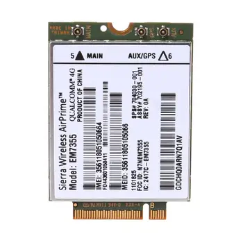 

WWAN Card Wireless WIFI Sierra for HP LT4111 EM7355 Gobi5000 4G LTE Modual NGFF M.2 HSPA WCDMA