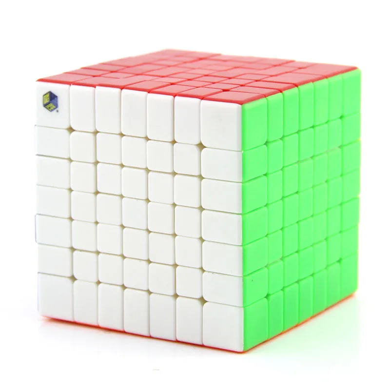 YuXin Хуанлун 7x7x7 Профессиональный Мульти-Цвет Magic Cube быстро ультра-гладкие цветной Скорость головоломка, куб, 7x7 детские игрушки подарок