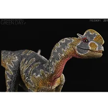 Редор дилофозавр Wetherilli Зеленый День оазис динозавр Классические игрушки для мальчиков с оригинальной коробкой