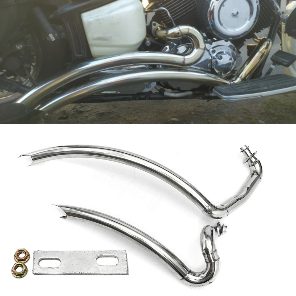 Перегородка для выхлопной трубы мотоцикла со съемным глушителем Yamaha V Star Dragstar 1100