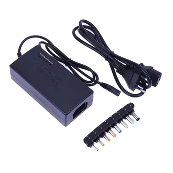 

12-24V Universal Laptop Notebook Power Adapter Charger With 7 Voltage Adjustment Switches + 8 DC Plugs for ASUS DELL Lenovo