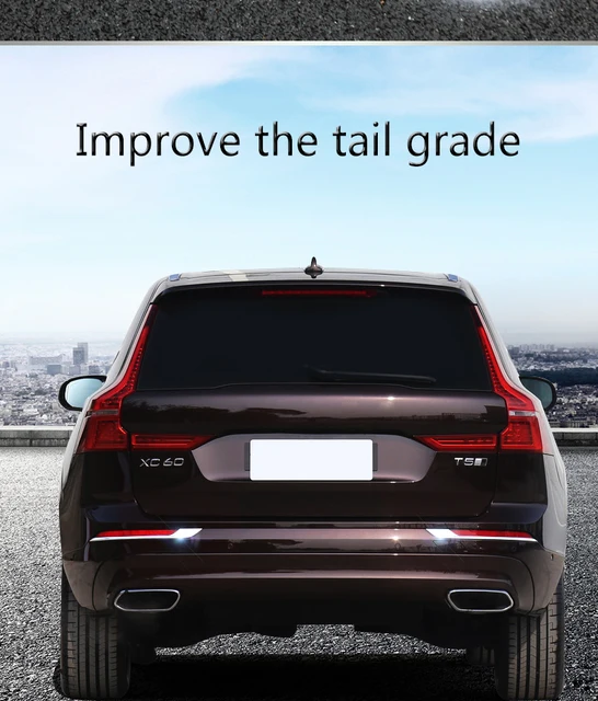 Protettore Paraurti Posteriore Per Volvo XC60 - Adesivo In Fibra Di Carbonio, Anti-Graffio - Foto 8