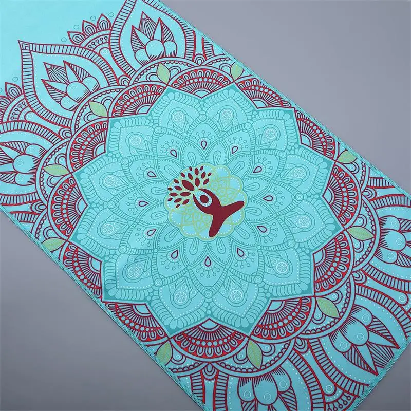 Yoga Blanket Yoga Towel Hall Quick-drying Towel Fitness Printing Sports Travel Quick-drying Anti-slip Pilates yoga towel