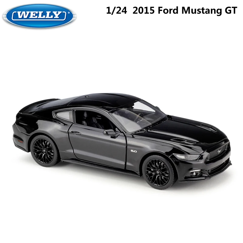 Велли литье под давлением автомобиля 1:24 весы 2015 Ford Mustang GT классическая модель