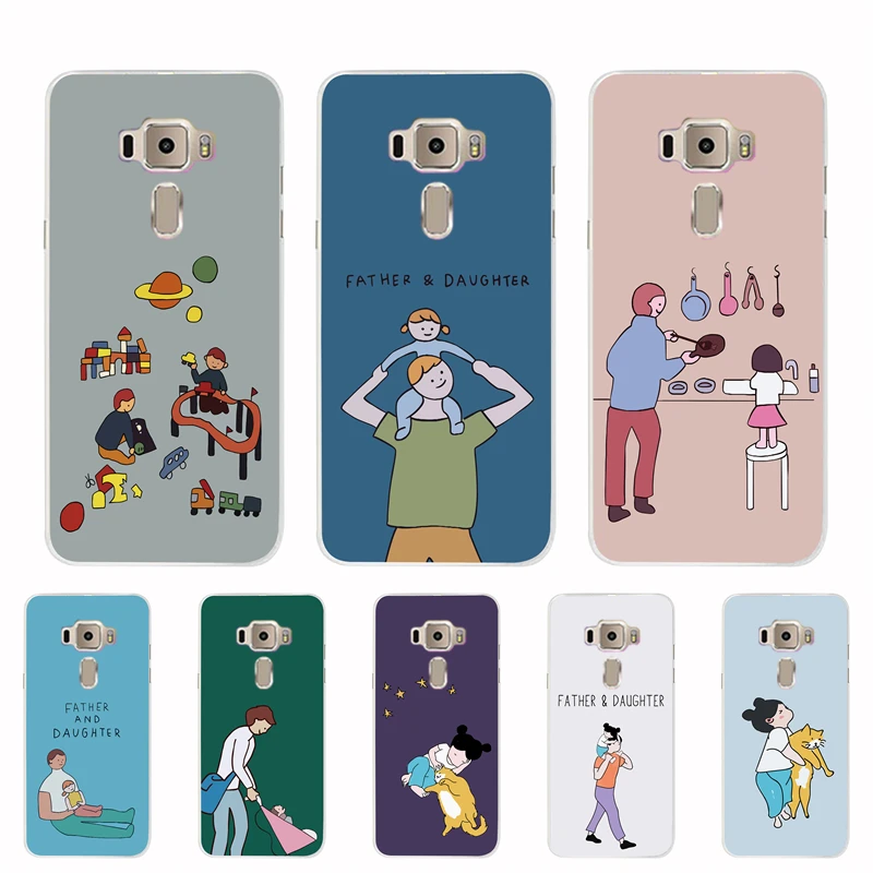 Чехол для телефона Asus Zenfone 3 ZE552KL силиконовый мягкий чехол из ТПУ ZE 552KL Funda Coque Painted |