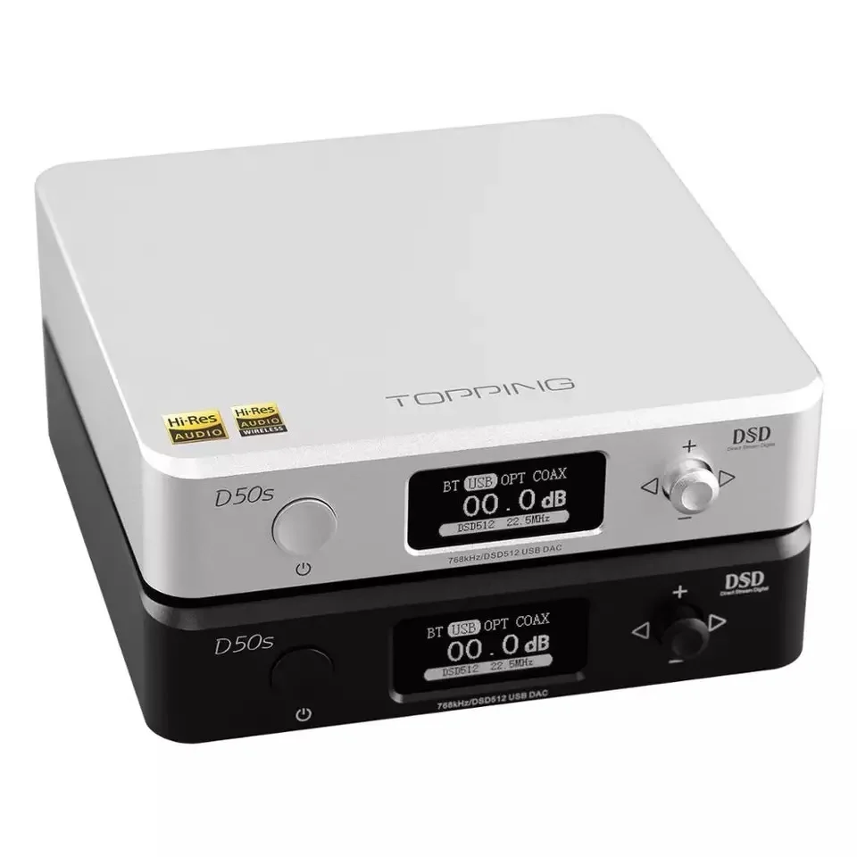 Топ D50S Bluetooth 5 0 ES9038Q2M CSR8675 DSD512 Hifi USB ЦАП предусилитель XU208 аудио стерео приемник