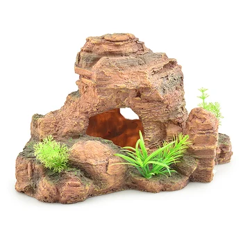 

Vivid Aquascaping Aquarium Fish Tank Decoration Stone Mountain Fish Hiding Cave