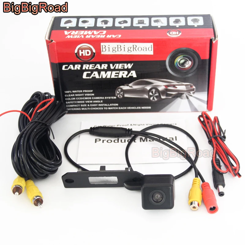 

BigBigRoad For Porsche 964 993 996 Carrera 911 986 Boxster 911 Turbo GT2 GT3 MK1 996 1989-1998 Car Rear View CCD Parking Camera