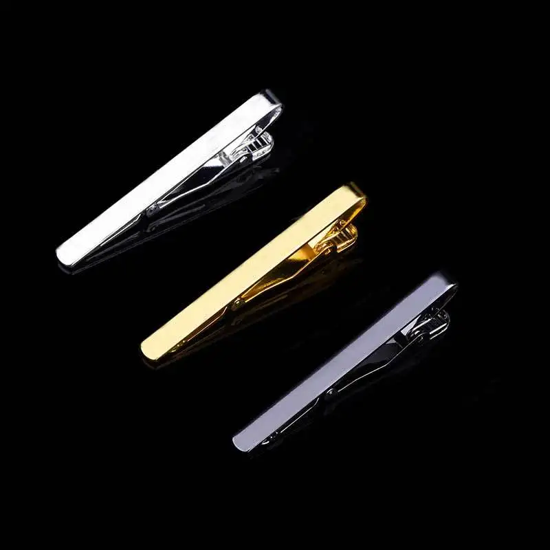 

Men Tie Pin Clips of Casual 1 pc Style Tie Clip Fashion Jewelry Exquisite Wedding Tie Bar Silver And Golden Color