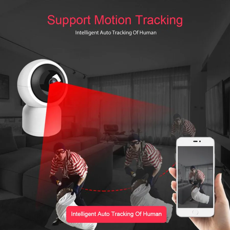Беспроводная Wifi ip-камера Tuya Smart Life Cloud, 1MP/2MP, интеллектуальное автоматическое отслеживание человека, 720 P/1080 P